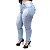 Calça Jeans Feminina Latitude Plus Size com Elástico Alina Azul - Imagem 1