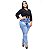 Calça Jeans Feminina Latitude Plus Size Sulamitha Azul - Imagem 3