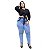 Calça Jeans Feminina Latitude Plus Size Nataniely Azul - Imagem 3