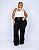 Calça Jeans Plus Size Wide Leg Pantalona Alisse - Imagem 1