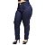 Calça Jeans Feminina Latitude Plus Size com Cinta Leia Azul - Imagem 4