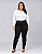 Calça Jeans Ane Plus Size Skinny Nisla Preta - Imagem 1