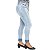 Calça Jeans Feminina Rasgada Modelo Cigarrete Mini Blue com Strass - Imagem 3