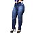 Calça Jeans Credencial Plus Size Cigarrete Marineusa Azul - Imagem 2