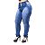 Calça Jeans Credencial Plus Size Skinny Ghislaine Azul - Imagem 3