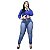 Calça Jeans Credencial Plus Size Skinny Ghislaine Azul - Imagem 1
