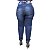 Calça Jeans Credencial Plus Size Skinny Dyenifer Azul - Imagem 3