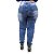 Calça Jeans Feminina Latitude Plus Size Skinny Fyama Azul - Imagem 1