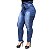 Calça Jeans Feminina Meitrix Plus Size Skinny Odilane Azul - Imagem 1