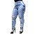 Calça Jeans Meitrix Plus Size Skinny Rasgadinha Maina Azul - Imagem 1