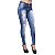 Calça Jeans Credencial Skinny Rasgadinha Andreiza Azul - Imagem 2