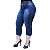 Calça Jeans Feminina Credencial Plus Size Cropped Willy Azul - Imagem 2