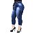 Calça Jeans Feminina Credencial Plus Size Cropped Darly Azul - Imagem 3