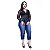 Calça Jeans Feminina Credencial Plus Size Cropped Darly Azul - Imagem 1