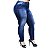 Calça Jeans Credencial Plus Size Cigarrete Mayellen Azul - Imagem 3
