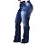 Calça Jeans Credencial Plus Size Flare Cleomarice Azul - Imagem 3