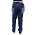 Calça Jeans Credencial Plus Size Flare Cleomarice Azul - Imagem 2