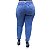 Calça Jeans Feminina Cambos Plus Size Skinny Hangra Azul - Imagem 3