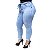 Calça Jeans Feminina Cambos Plus Size Skinny Gilcimara Azul - Imagem 3