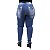Calça Jeans Xtra Charmy Plus Size Cigarrete Djenani Azul - Imagem 2