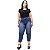 Calça Jeans Feminina Unison Plus Size Cropped Neusivan Azul - Imagem 1