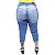 Calça Jeans Latitude Plus Size Cropped Joselice Azul - Imagem 2