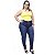 Calça Jeans Credencial Plus Size Skinny Silvaine Azul - Imagem 1