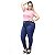 Calça Jeans Credencial Plus Size Skinny Edineuza Azul - Imagem 1