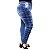 Calça Jeans Credencial Plus Size Cigarrete Regines Azul - Imagem 3