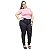Calça Jeans Feminina Credencial Plus Size Skinny Susa Preta - Imagem 1