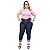 Calça Jeans Credencial Plus Size Skinny Anniele Azul - Imagem 1
