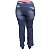 Calça Jeans Feminina Credencial Plus Size Flare Fabiany Azul - Imagem 2