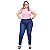 Calça Jeans Feminina MC2 Plus Size Skinny Hemely Azul - Imagem 1