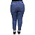 Calça Jeans Feminina Cambos Plus Size Cropped Edenise Azul - Imagem 2