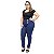 Calça Jeans Feminina Cambos Plus Size Skinny Nagilla Azul - Imagem 1