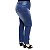 Calça Jeans Feminina Uvx Plus Size Cigarrete Sandrine Azul - Imagem 3