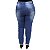 Calça Jeans Feminina Uvx Plus Size Cigarrete Sandrine Azul - Imagem 2
