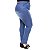 Calça Jeans Feminina Uvx Plus Size Cigarrete Lianne Azul - Imagem 3