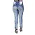 Calça Jeans Feminina Deerf Manchada Modelo Legging Levanta Bumbum - Imagem 2