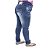 Calça Jeans Legging Feminina Hevox Escura Plus Size Levanta Bumbum - Imagem 3