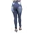 Calça Jeans Legging Feminina Credencial Escura com Cintura Alta - Imagem 2
