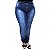 Calça Jeans Credencial Plus Size Skinny Cleosivania Azul - Imagem 3