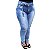 Calça Jeans Credencial Plus Size Clochard Thiessa Azul - Imagem 3