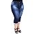 Calça Jeans Credencial Plus Size Cropped Dalcilene Azul - Imagem 3