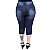 Calça Jeans Credencial Plus Size Cropped Dalcilene Azul - Imagem 2