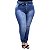Calça Jeans Credencial Plus Size Clochard Jaciole Azul - Imagem 3