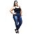 Calça Jeans Credencial Plus Size Skinny Laurete Azul - Imagem 1