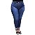 Calça Jeans Latitude Plus Size Skinny Nairany Azul - Imagem 3