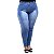 Calça Jeans Latitude Plus Size Skinny Rosibene Azul - Imagem 3