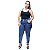 Calça Jeans Latitude Plus Size Skinny Gileide Azul - Imagem 1